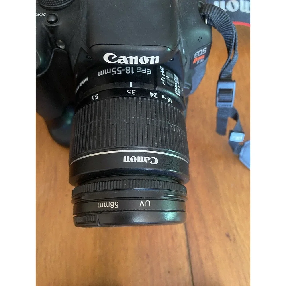 Canon EOS Rebel T3I 18 MP Digital SLR Camera with two Lenses, Charger And Bag